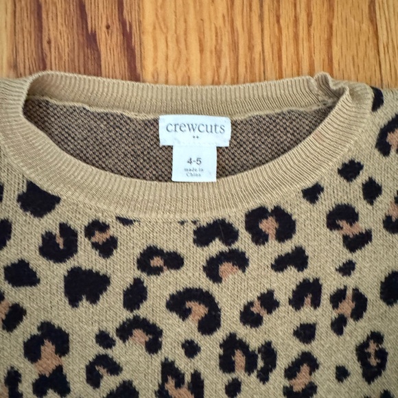 Crew cuts cheetah sweater. - Picture 2 of 3